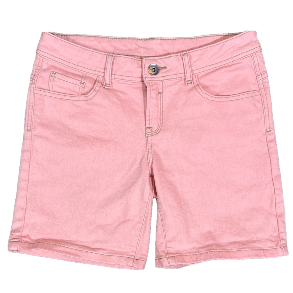 Lascana By VENUS Pink Jean Shorts Cuffed Hem Summer Style SKU0332